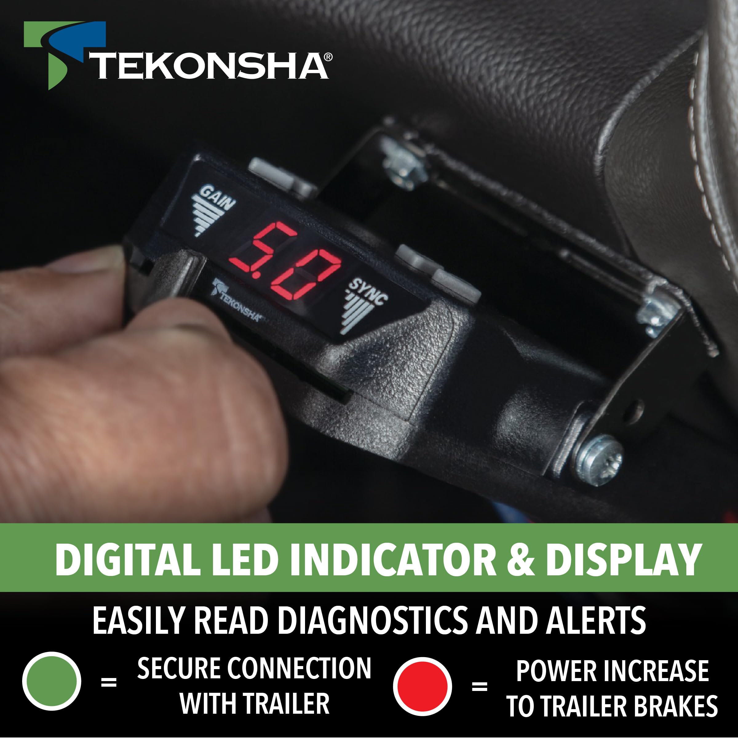 Foto 2 | Controlador De Frenos Tekonsha Brakeman Iv Para Remolques De 1 A 4 Ejes - Venta Internacional.