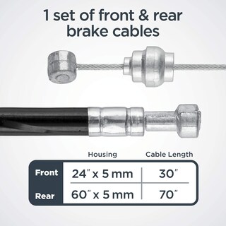 Foto 3 | Set De Reparación De Cables Para Bicicletas Schwinn Brake And Derailleur, Color Negro - Venta Internacional.