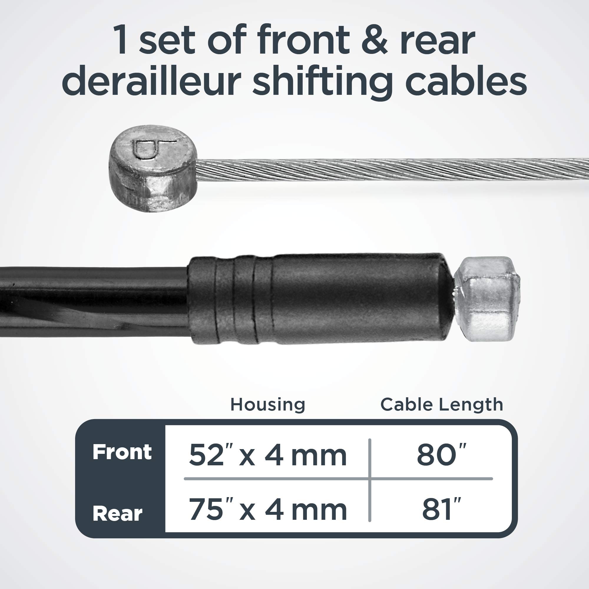 Foto 4 | Set De Reparación De Cables Para Bicicletas Schwinn Brake And Derailleur, Color Negro - Venta Internacional.