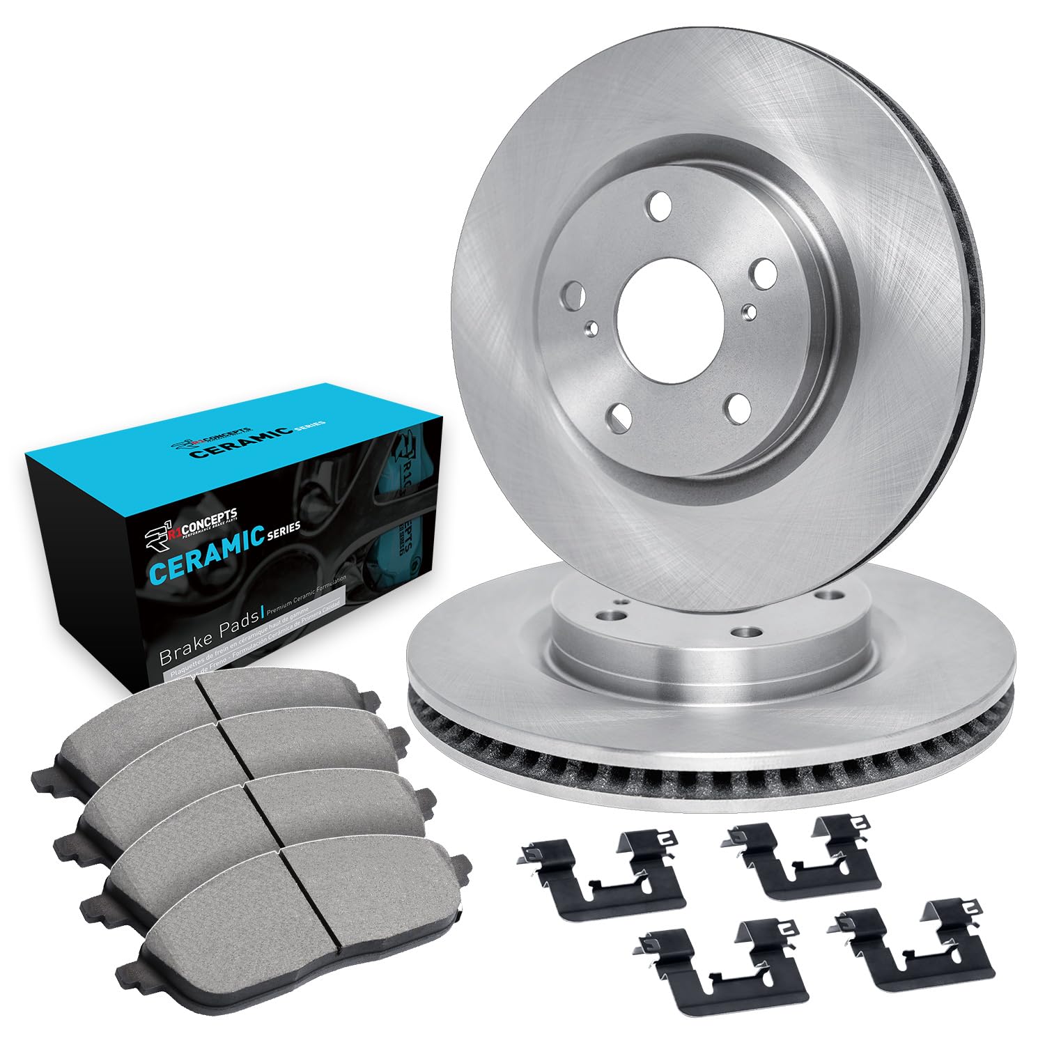 Foto 1 | Kit De Frenos Delantero R1 Concepts Con Pastillas De Cerámica Para Ford C-max - Venta Internacional.