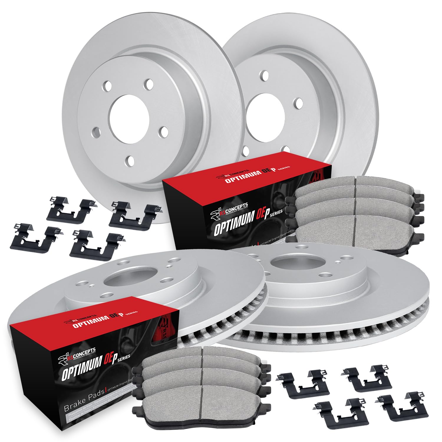 Foto 2 pulgar | Kit De Frenos R1 Concepts Delantero Y Trasero Para Honda Civic 2016-2021 - Venta Internacional.