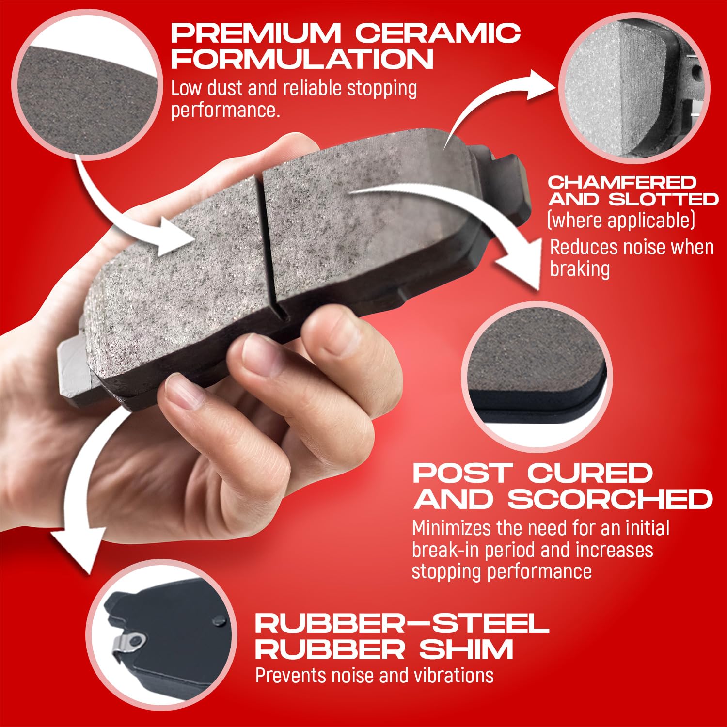 Foto 7 pulgar | Kit De Frenos R1 Concepts Delantero Y Trasero Para Audi A6, A7 2014-2015 - Venta Internacional.