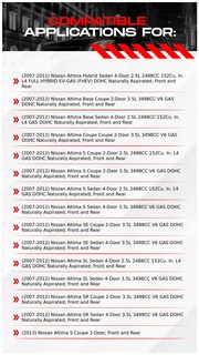 Foto 2 | Kit De Frenos R1 Concepts Para Frenos Delanteros Y Traseros, Rotores Y Pastillas Altima - Venta Internacional.