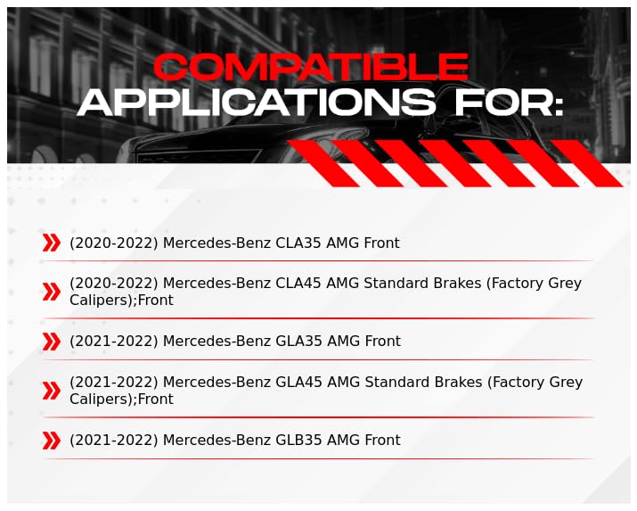 Foto 3 | Kit De Frenos R1 Concepts Delantero Para Mercedes-benz Cla35/cla45 Amg - Venta Internacional.
