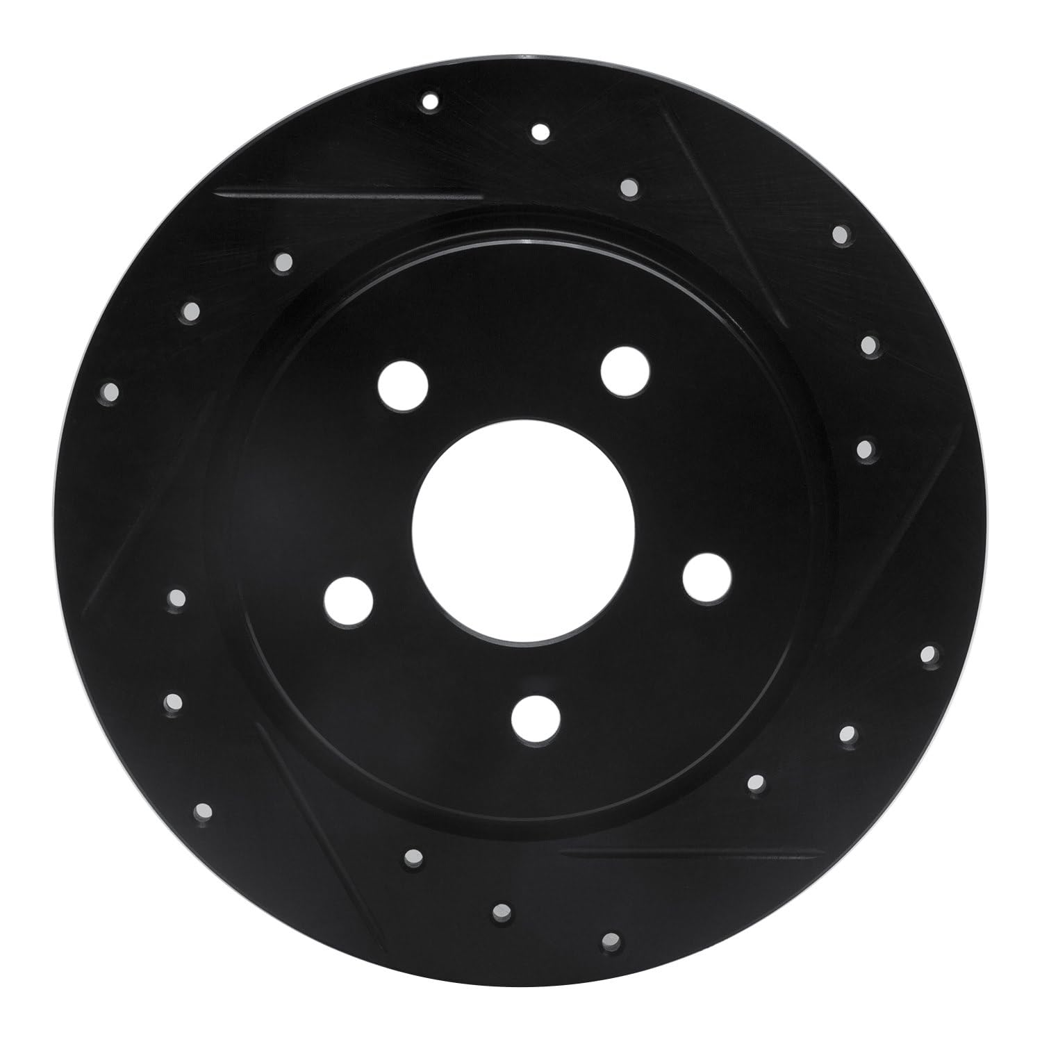 Foto 1 | Disco De Freno R1 Concepts Perforado Y Ranurado Negro Trasero Derecho - Venta Internacional.