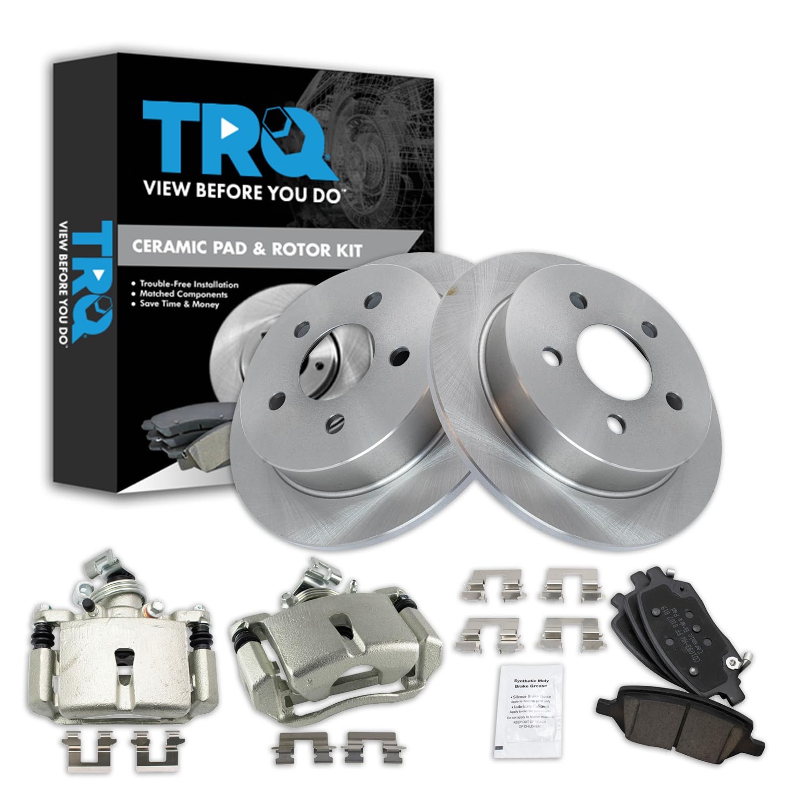 Foto 2 pulgar | Kit De Pastillas De Freno Y Rotor Trq Rear Ceramic 2005 Pontiac Montana - Venta Internacional.