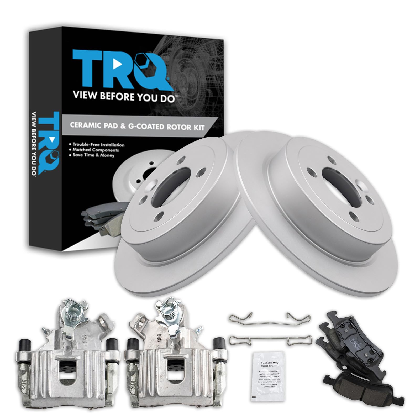 Foto 1 | Kit De Pastillas De Freno Y Rotor Trq Rear Para Mini 2003-2006 (5 Piezas) - Venta Internacional.