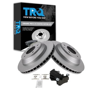 Foto 1 | Kit De Pastillas De Freno Y Rotor Trq Trasero Para Audi Porsche Volkswagen - Venta Internacional.