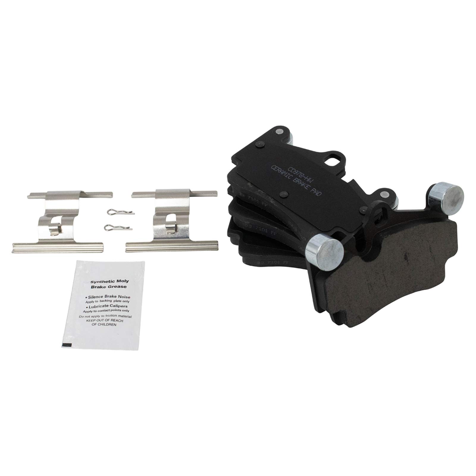 Foto 4 pulgar | Kit De Pastillas De Freno Y Rotor Trq Trasero Para Audi Porsche Volkswagen - Venta Internacional.