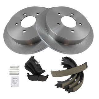Foto 2 | Kit De Pastillas De Freno Y Rotor Trq Trasero Compatible Con Ford Y Lincoln - Venta Internacional.