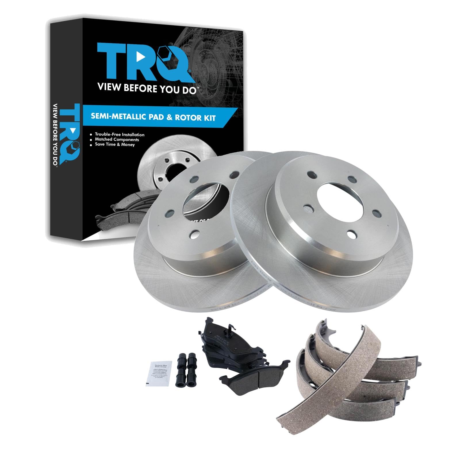 Foto 1 | Kit De Pastillas Y Rotor De Freno Trq Trasero Semimetálico Para Chrysler/dodge - Venta Internacional.