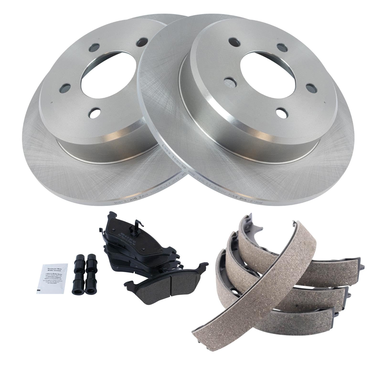 Foto 2 | Kit De Pastillas Y Rotor De Freno Trq Trasero Semimetálico Para Chrysler/dodge - Venta Internacional.
