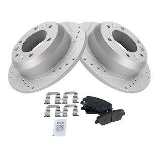 Foto 2 | Kit De Pastillas De Freno Y Rotor Trq Rear Performance Para Hyundai/kia - Venta Internacional.