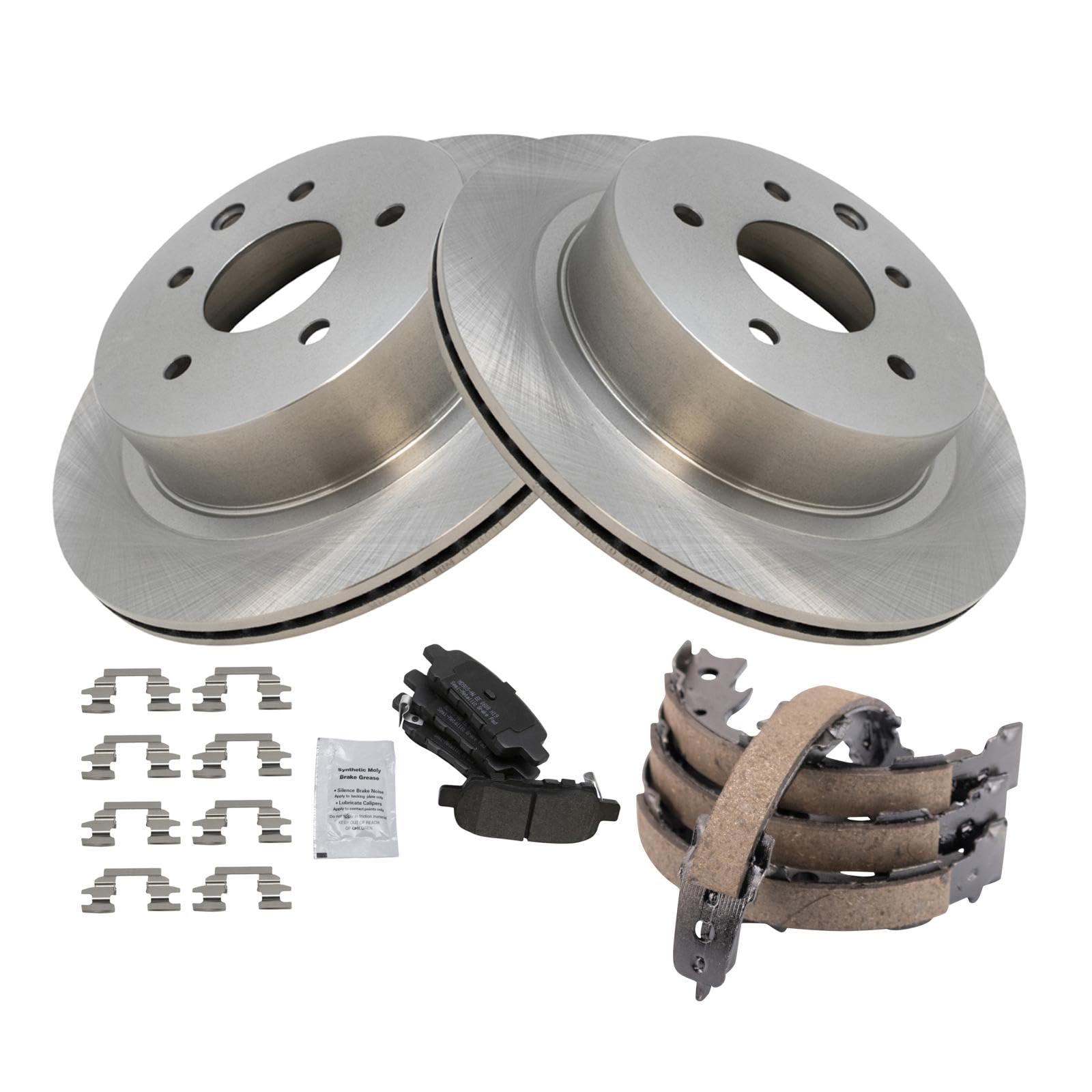 Foto 3 pulgar | Kit De Pastillas De Freno Y Rotor Trq Trasero Semimetálico Para Nissan Rogue - Venta Internacional.