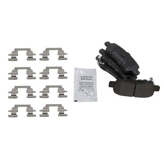 Foto 3 | Kit De Pastillas De Freno Y Rotor Trq Trasero Semimetálico Para Nissan Rogue - Venta Internacional.