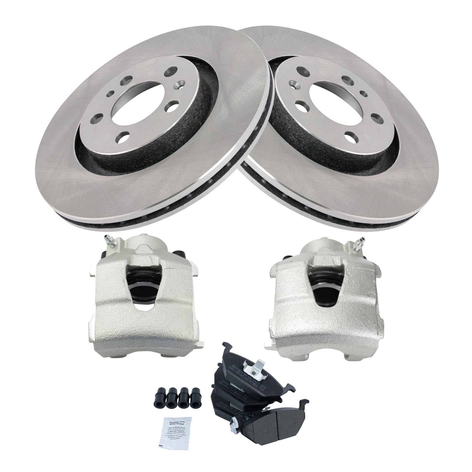 Foto 3 pulgar | Kit De Pastillas De Freno Y Rotor Trq Delantero Semimetálico Para Vw Beetle - Venta Internacional.