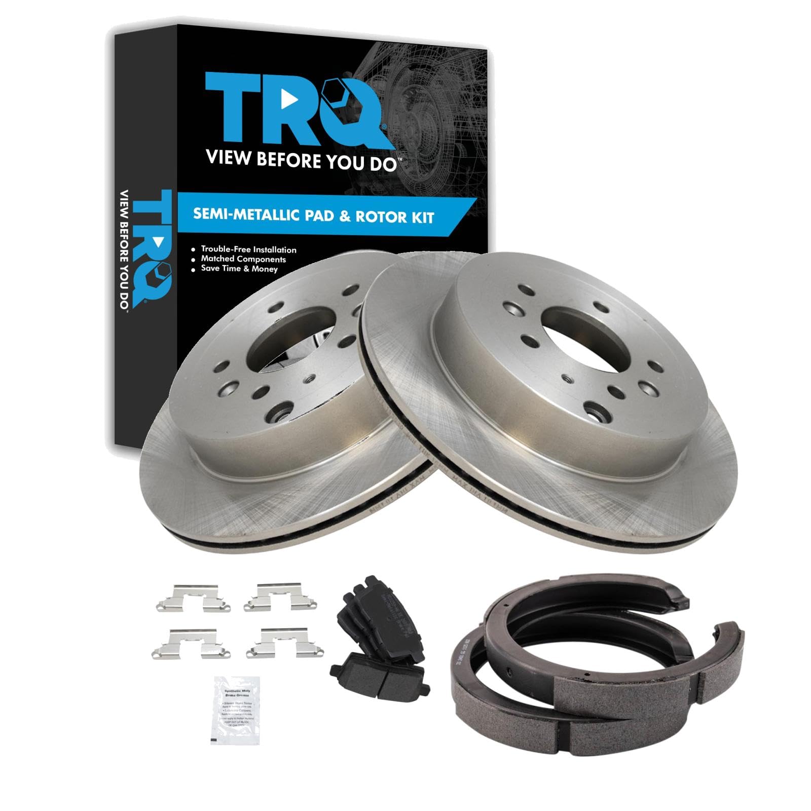 Foto 2 pulgar | Kit De Pastillas De Freno Y Rotor Trq Trasero Semimetálico Para Mazda Cx-7 - Venta Internacional.