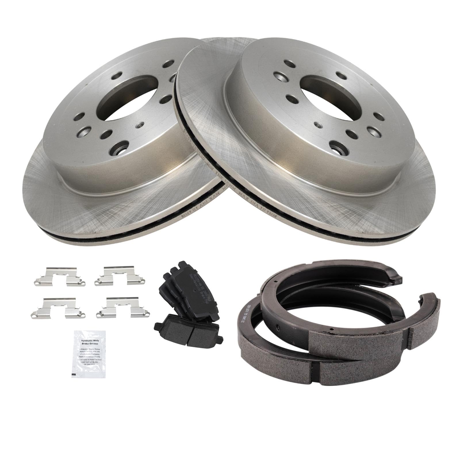 Foto 3 pulgar | Kit De Pastillas De Freno Y Rotor Trq Trasero Semimetálico Para Mazda Cx-7 - Venta Internacional.