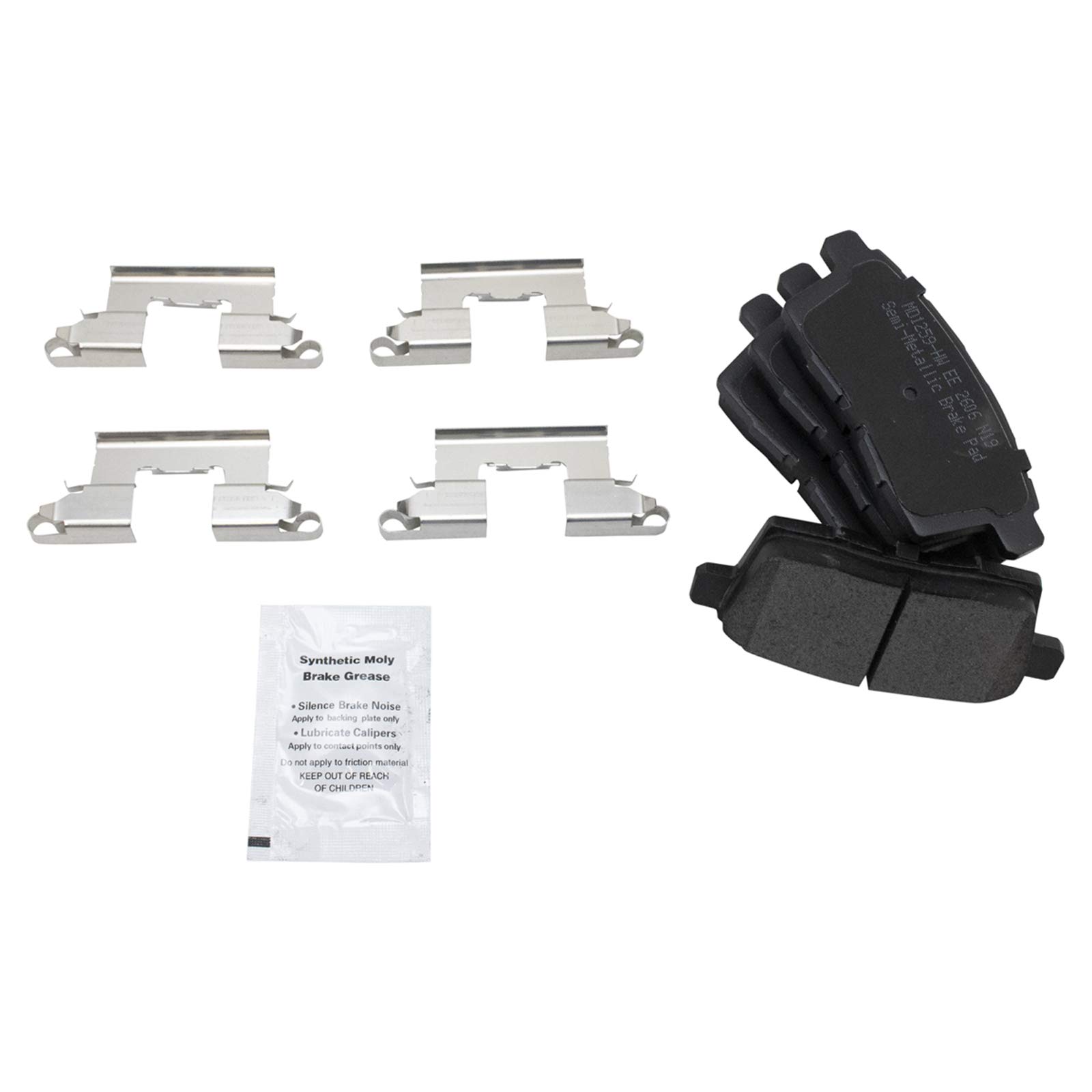 Foto 4 pulgar | Kit De Pastillas De Freno Y Rotor Trq Trasero Semimetálico Para Mazda Cx-7 - Venta Internacional.