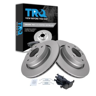 Foto 1 | Kit De Pastillas De Freno Y Rotor Trq Trasero Compatible Con Bmw 323ci 323i 328ci 328i 2000 - Venta Internacional.