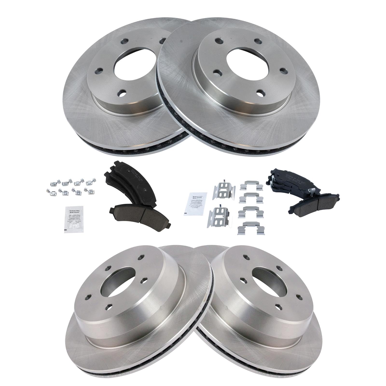 Foto 3 pulgar | Kit De Pastillas De Freno Y Rotor Trq Ceramic Para Chevrolet Blazer - Venta Internacional.