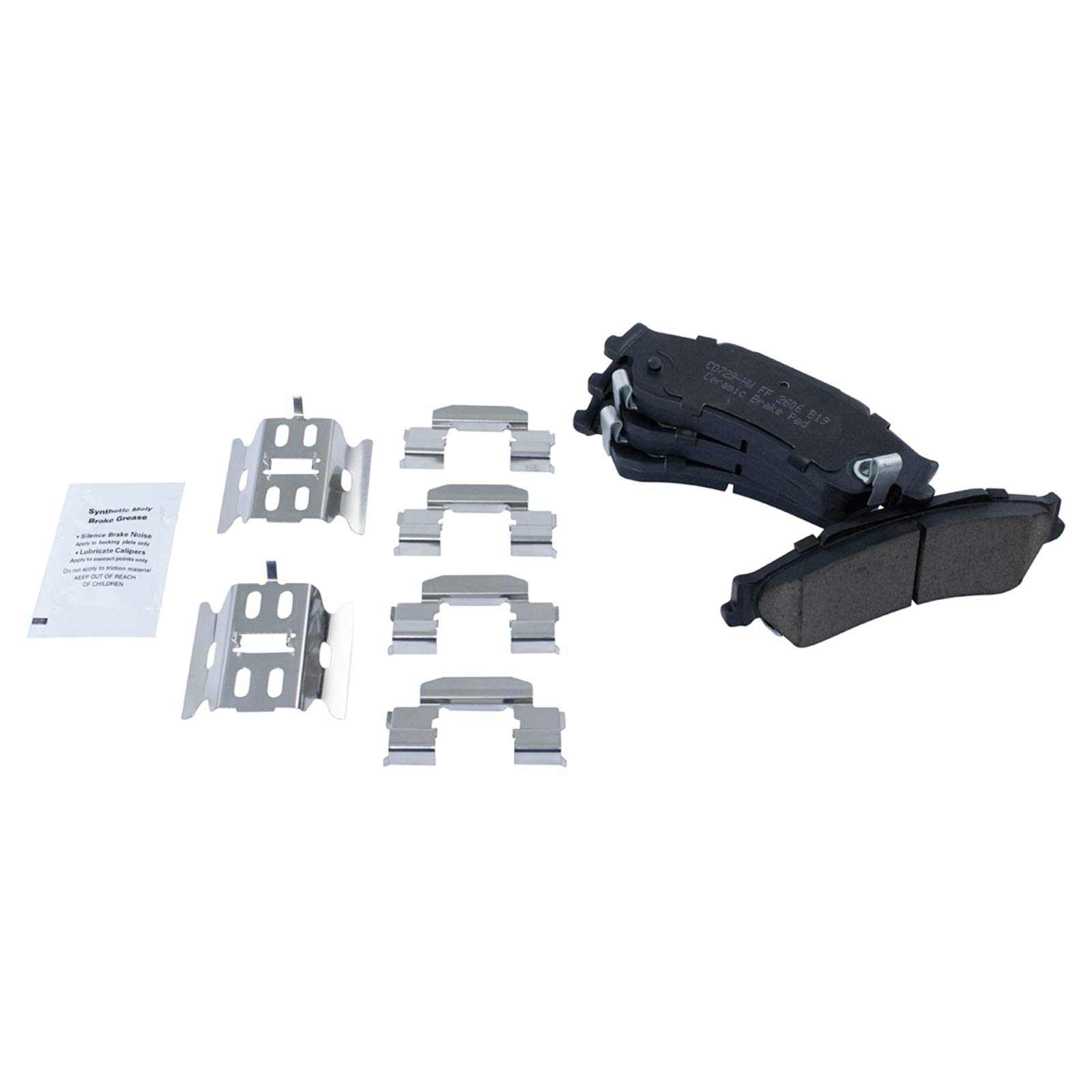 Foto 4 pulgar | Kit De Pastillas De Freno Y Rotor Trq Ceramic Para Chevrolet Blazer - Venta Internacional.