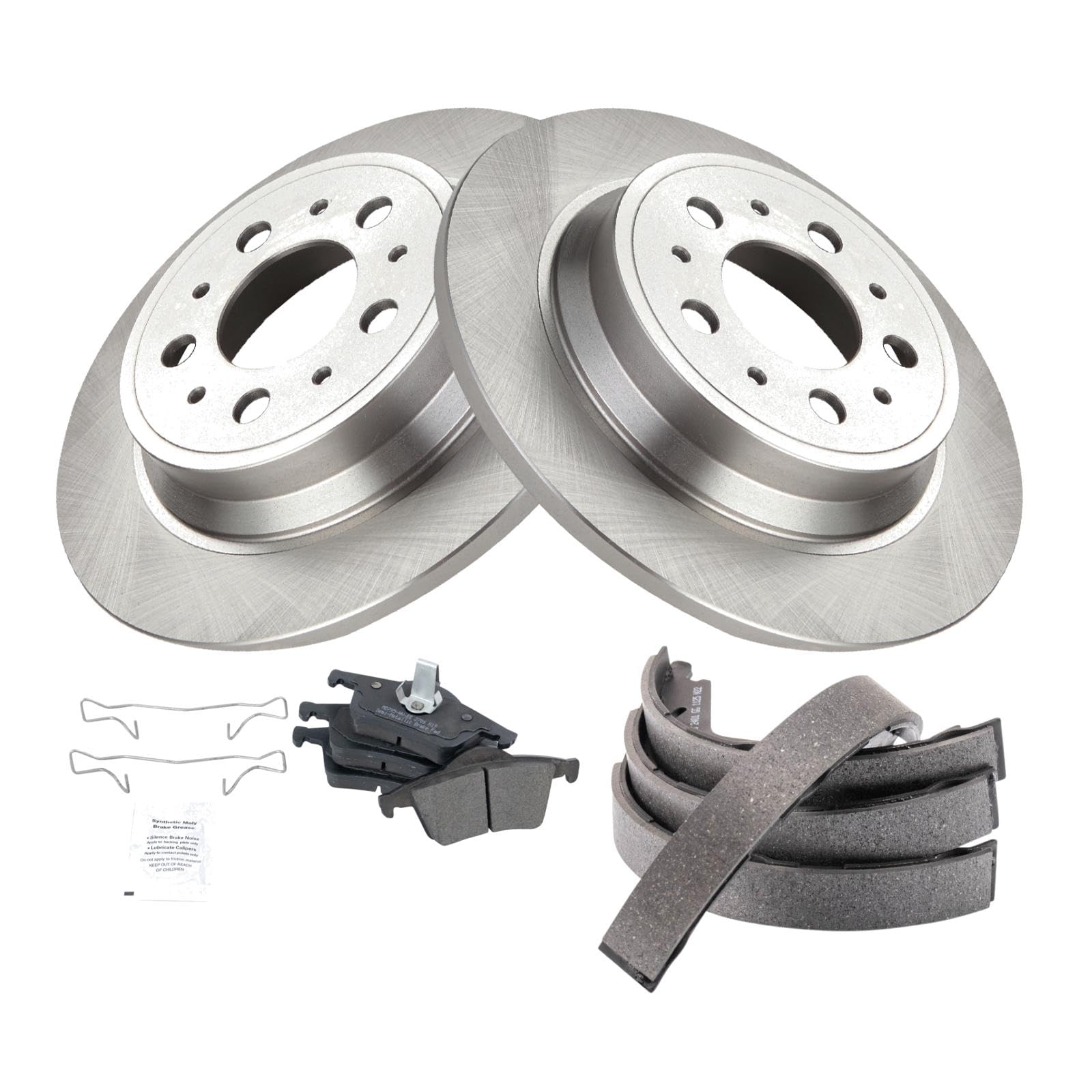 Foto 2 | Kit De Pastillas Y Rotor De Freno Trq Trasero Semimetálico Para Volvo S60 S80 V70 Xc70 - Venta Internacional.