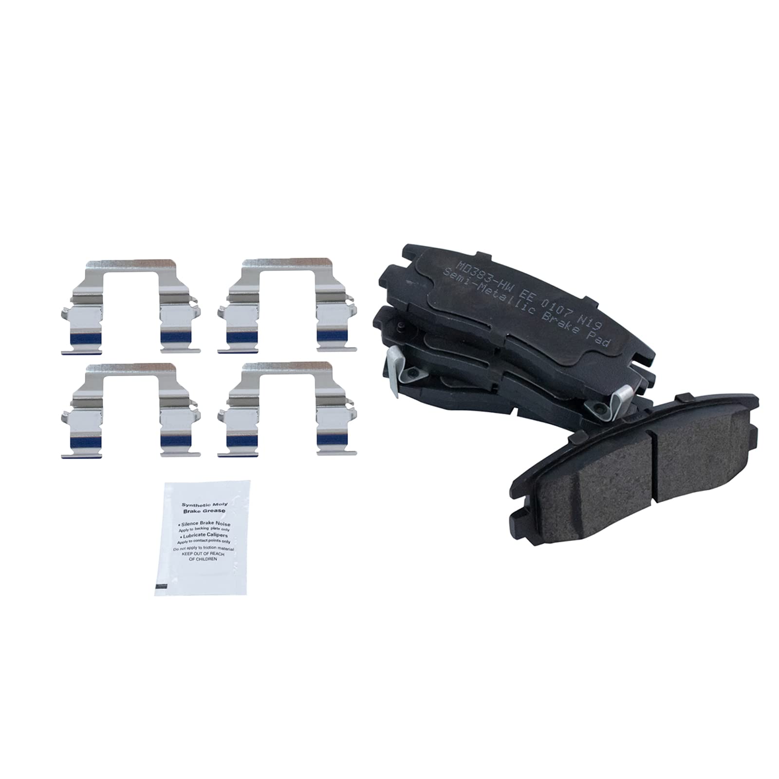Foto 6 pulgar | Kit De Pastillas De Freno Y Rotor Trasero Trq Semimetálico Para Mitsubishi - Venta Internacional.