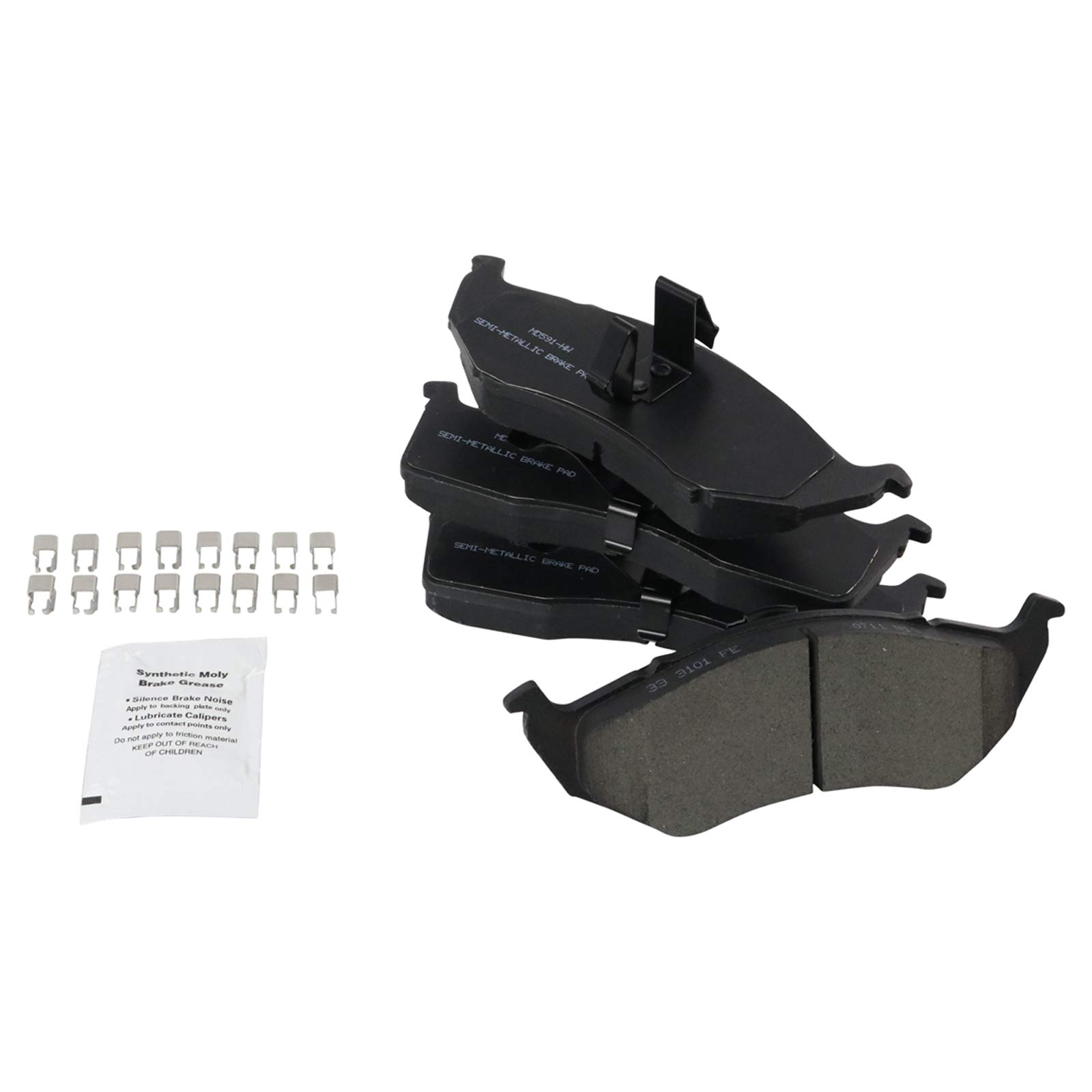 Foto 3 | Kit De Pastillas De Freno Y Rotor Trq Semimetálico Para Dodge Caravan - Venta Internacional.