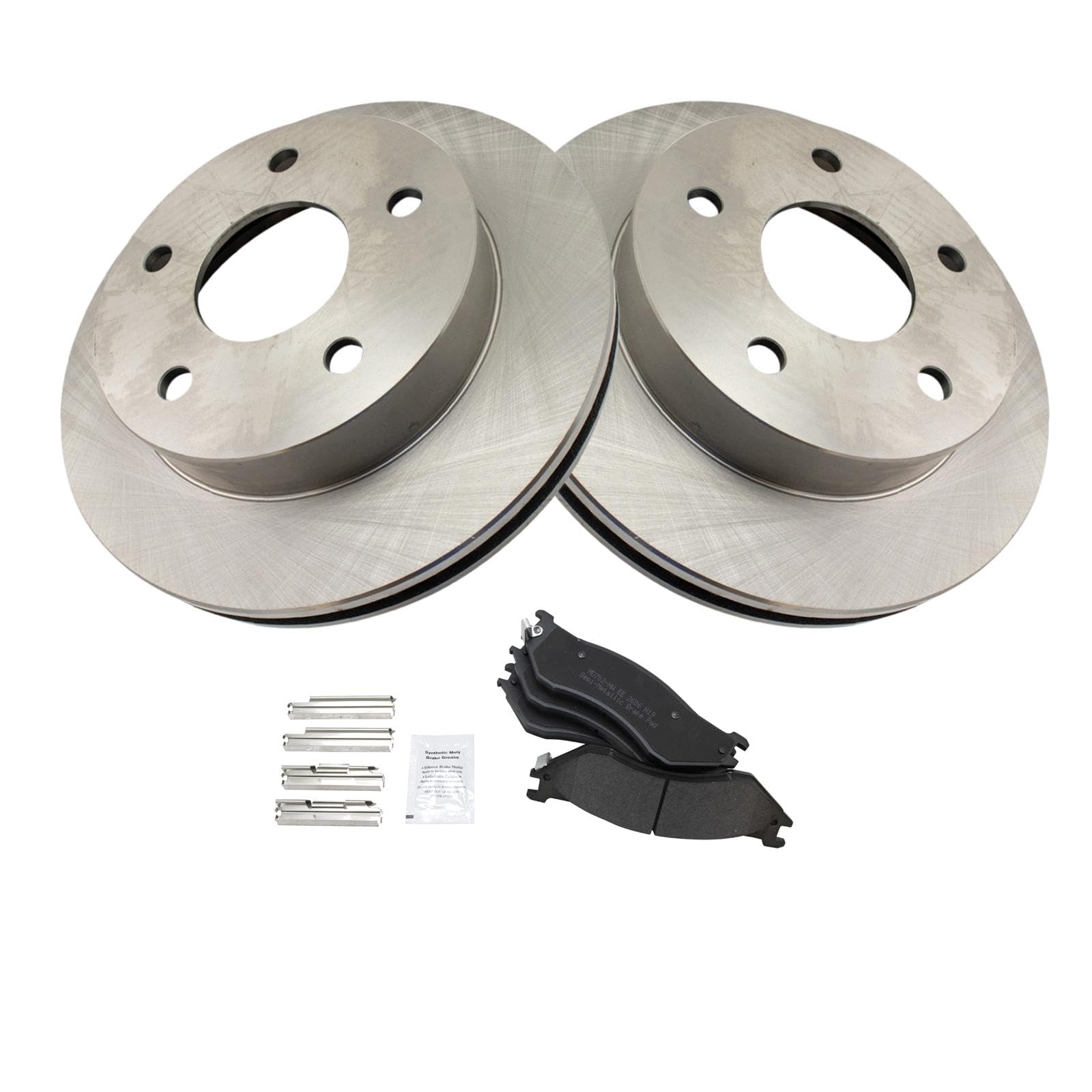 Foto 3 pulgar | Kit De Pastillas De Freno Y Rotor Trq Semimetálico Para Dodge Ram 1500 - Venta Internacional.