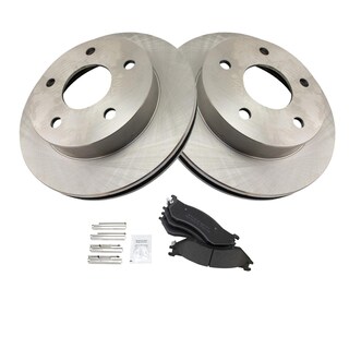 Foto 2 | Kit De Pastillas De Freno Y Rotor Trq Semimetálico Para Dodge Ram 1500 - Venta Internacional.