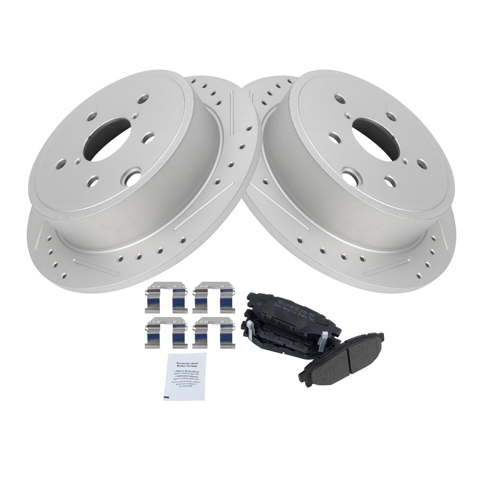 Foto 2 | Kit De Pastillas De Freno Y Rotor Trq Trasero Para Subaru Wrx 2015-2019 - Venta Internacional.