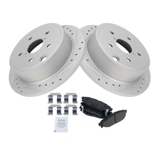 Foto 2 | Kit De Pastillas De Freno Y Rotor Trq Trasero Para Subaru Wrx 2015-2019 - Venta Internacional.