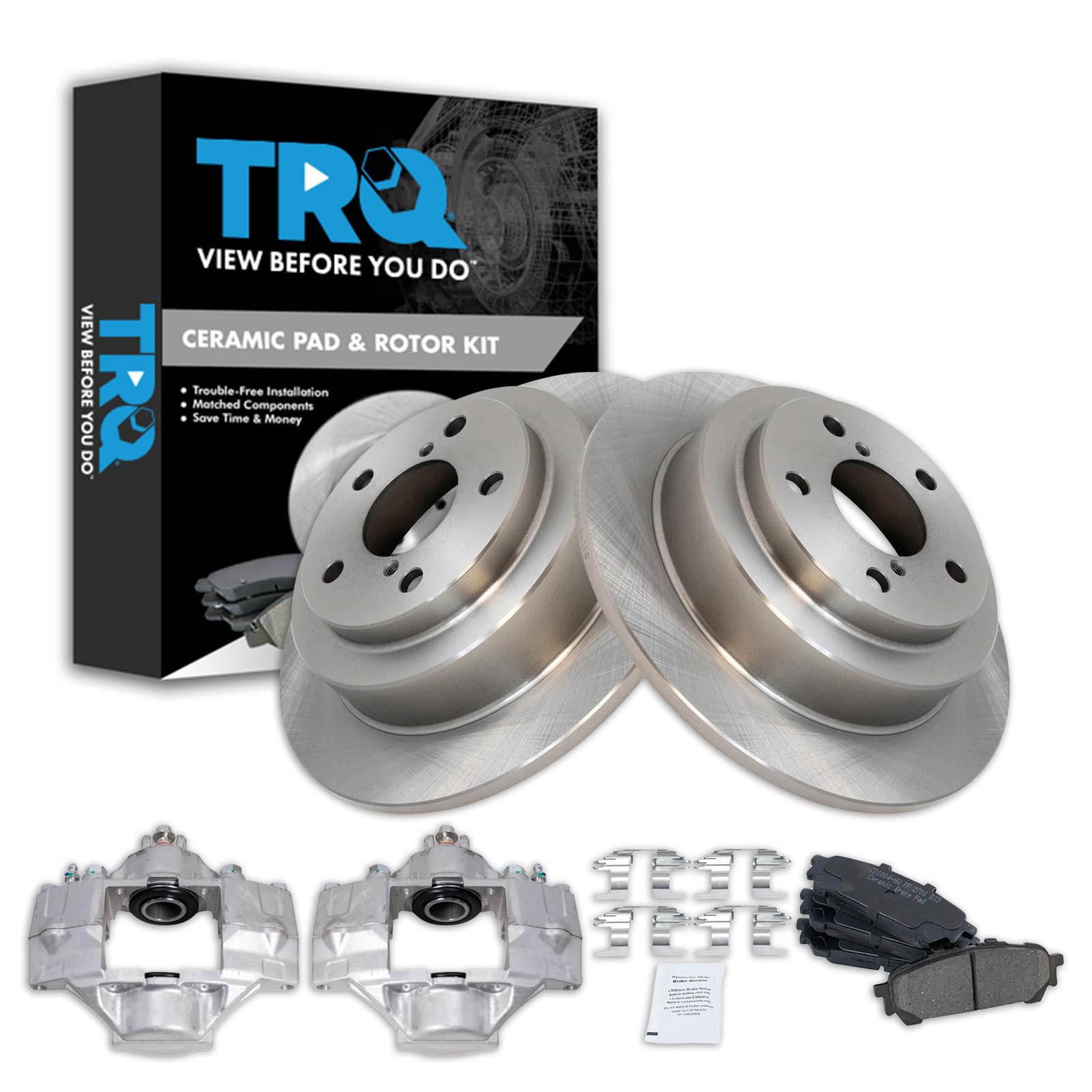 Foto 2 pulgar | Kit De Pastillas De Freno Y Rotor Trq Ceramic Para Subaru Impreza 2006-07 - Venta Internacional.