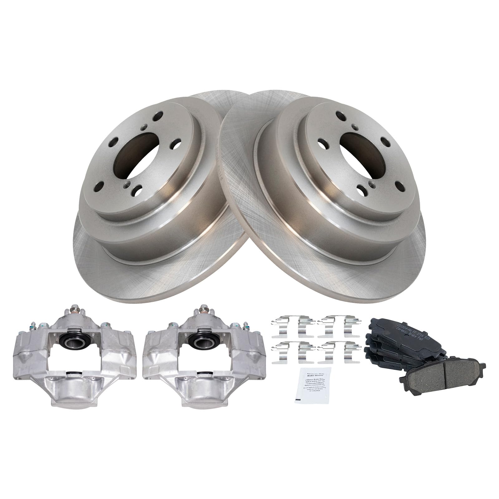 Foto 3 pulgar | Kit De Pastillas De Freno Y Rotor Trq Ceramic Para Subaru Impreza 2006-07 - Venta Internacional.