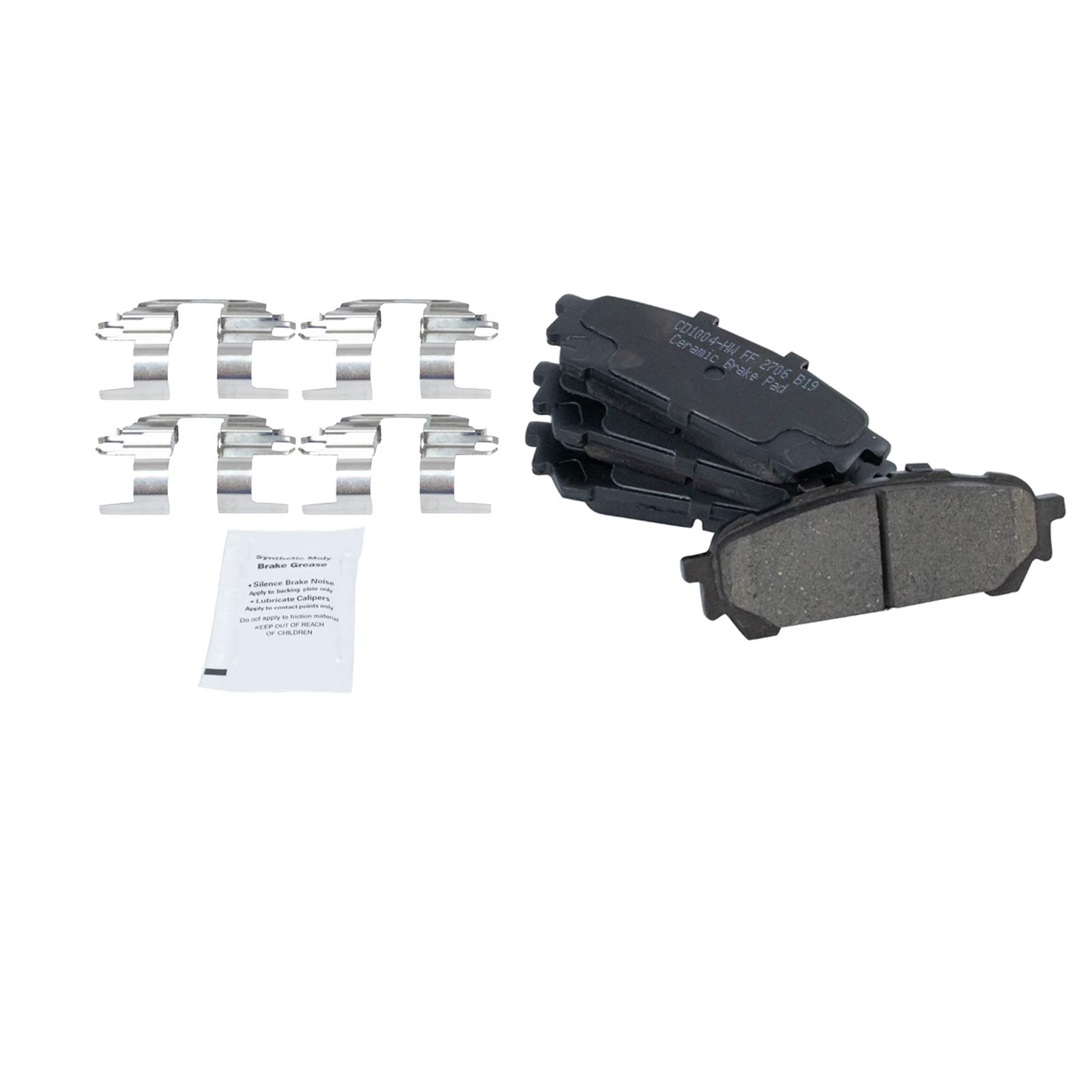 Foto 4 pulgar | Kit De Pastillas De Freno Y Rotor Trq Ceramic Para Subaru Impreza 2006-07 - Venta Internacional.