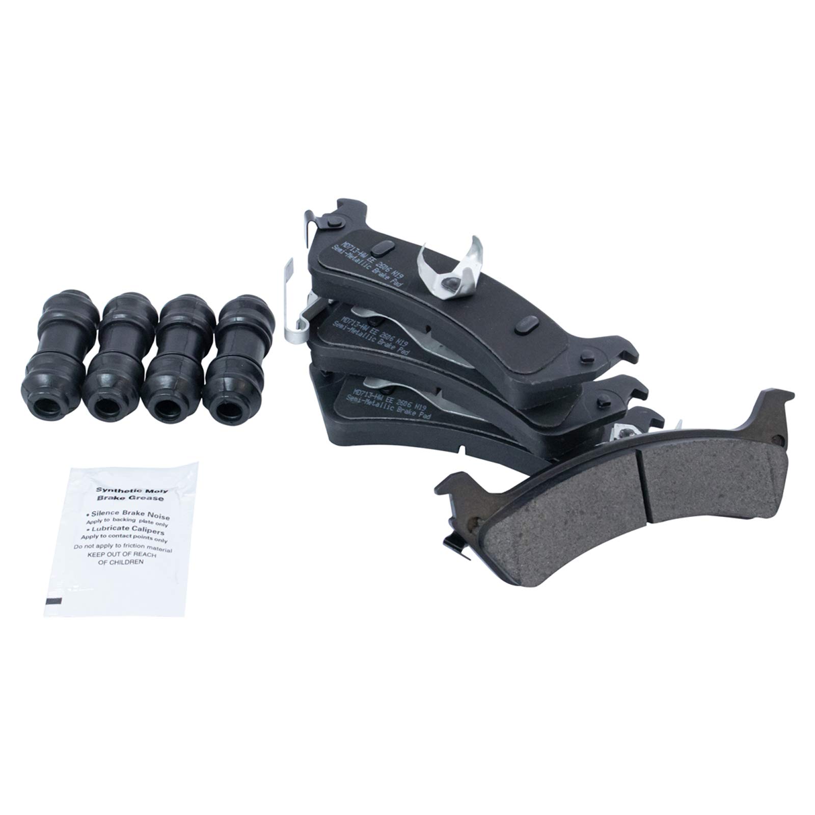 Foto 4 pulgar | Kit De Pastillas De Freno Y Rotor Trasero Trq Semimetálico Para Jeep Grand Cherokee 1995-1998 - Venta Internacional.