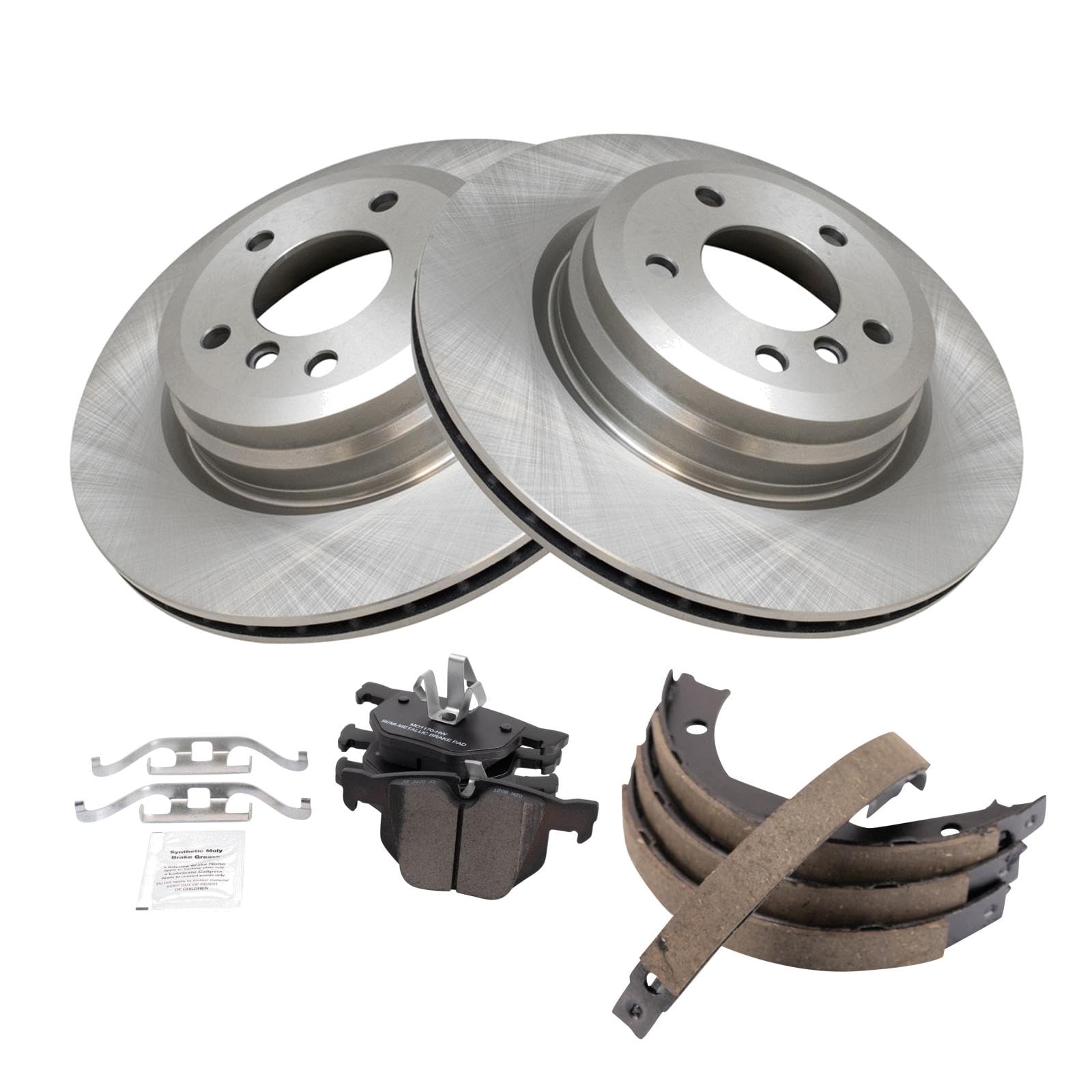 Foto 3 pulgar | Kit De Pastillas De Freno Y Rotor Trq Trasero Compatible Con Bmw 2006-2015 - Venta Internacional.