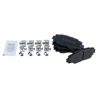 Foto 3 | Kit De Pastillas De Freno Y Rotor Trq Delantero Semimetálico Para Toyota - Venta Internacional.