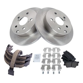 Foto 2 | Kit De Pastillas De Freno Y Rotor Trasero Trq Semimetálico Para Lexus Hs250h - Venta Internacional.