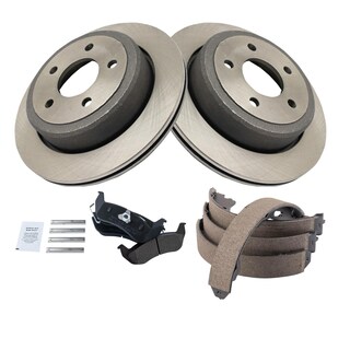 Foto 2 | Kit De Pastillas De Freno Y Rotor Trq Trasero Semimetálico Para Ford Ranger - Venta Internacional.