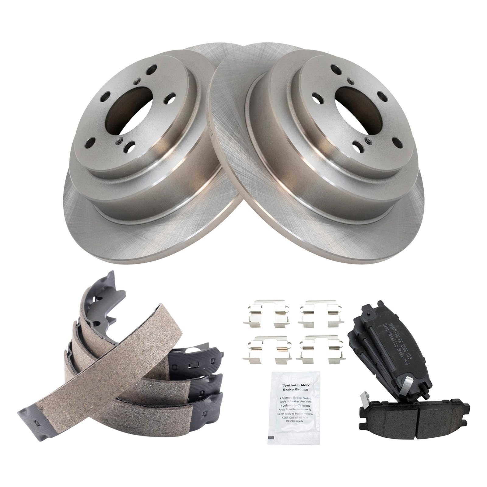 Foto 3 pulgar | Kit De Pastillas De Freno Y Rotor Trq Trasero Para Subaru Impreza 93-99 - Venta Internacional.