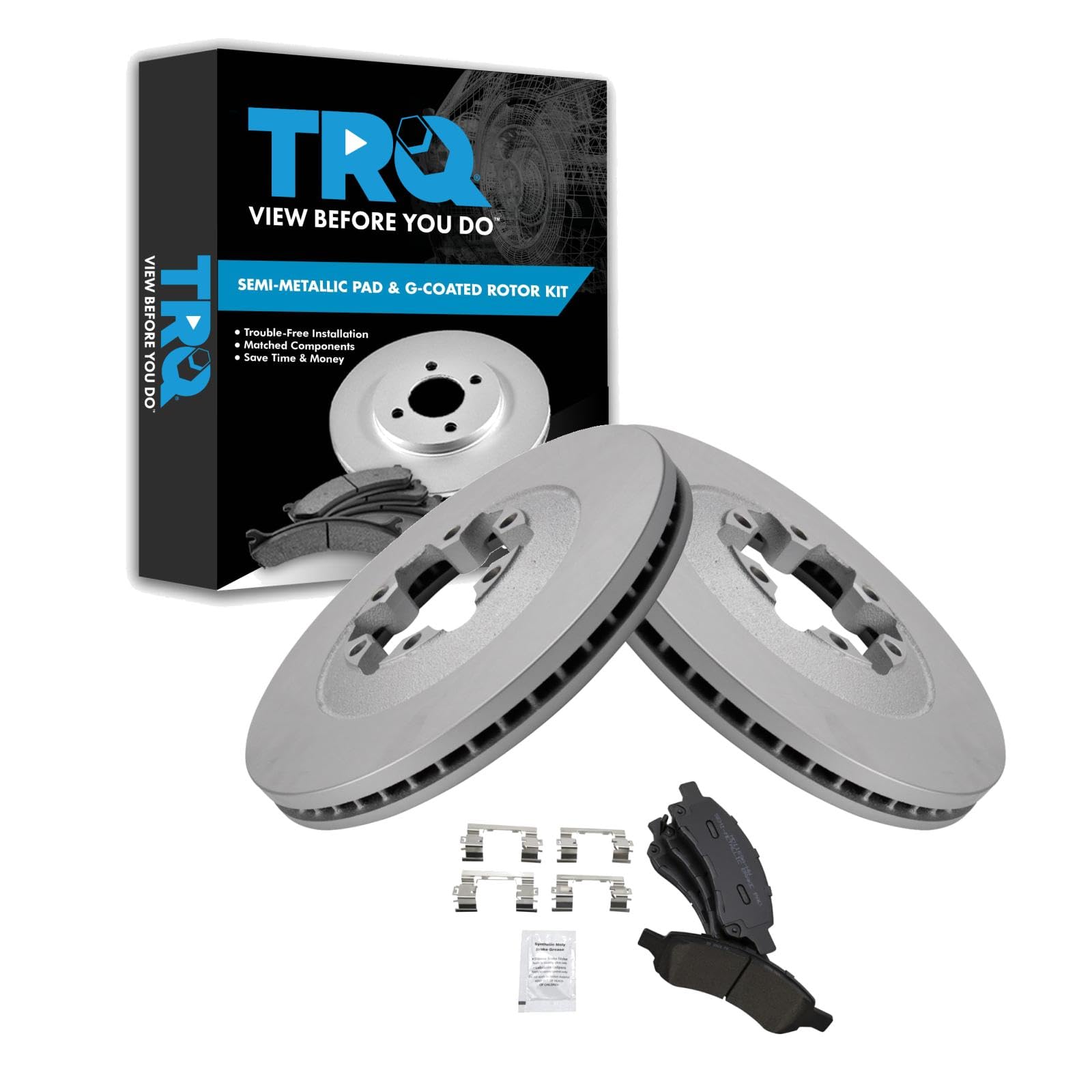 Foto 2 pulgar | Kit De Pastillas De Freno Y Rotor Trq Para Chevrolet Colorado 2009-2012 - Venta Internacional.