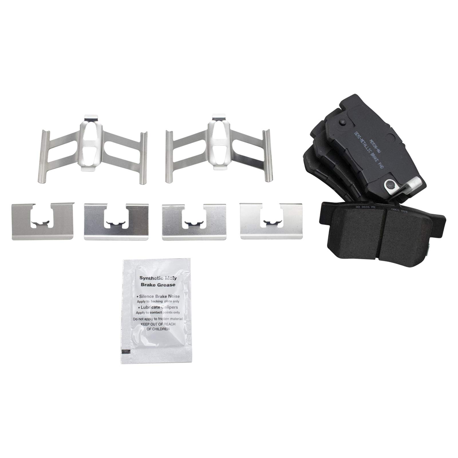 Foto 4 pulgar | Kit De Pastillas De Freno Y Rotor Trq Trasero Para Acura Tl 2004-2008 - Venta Internacional.