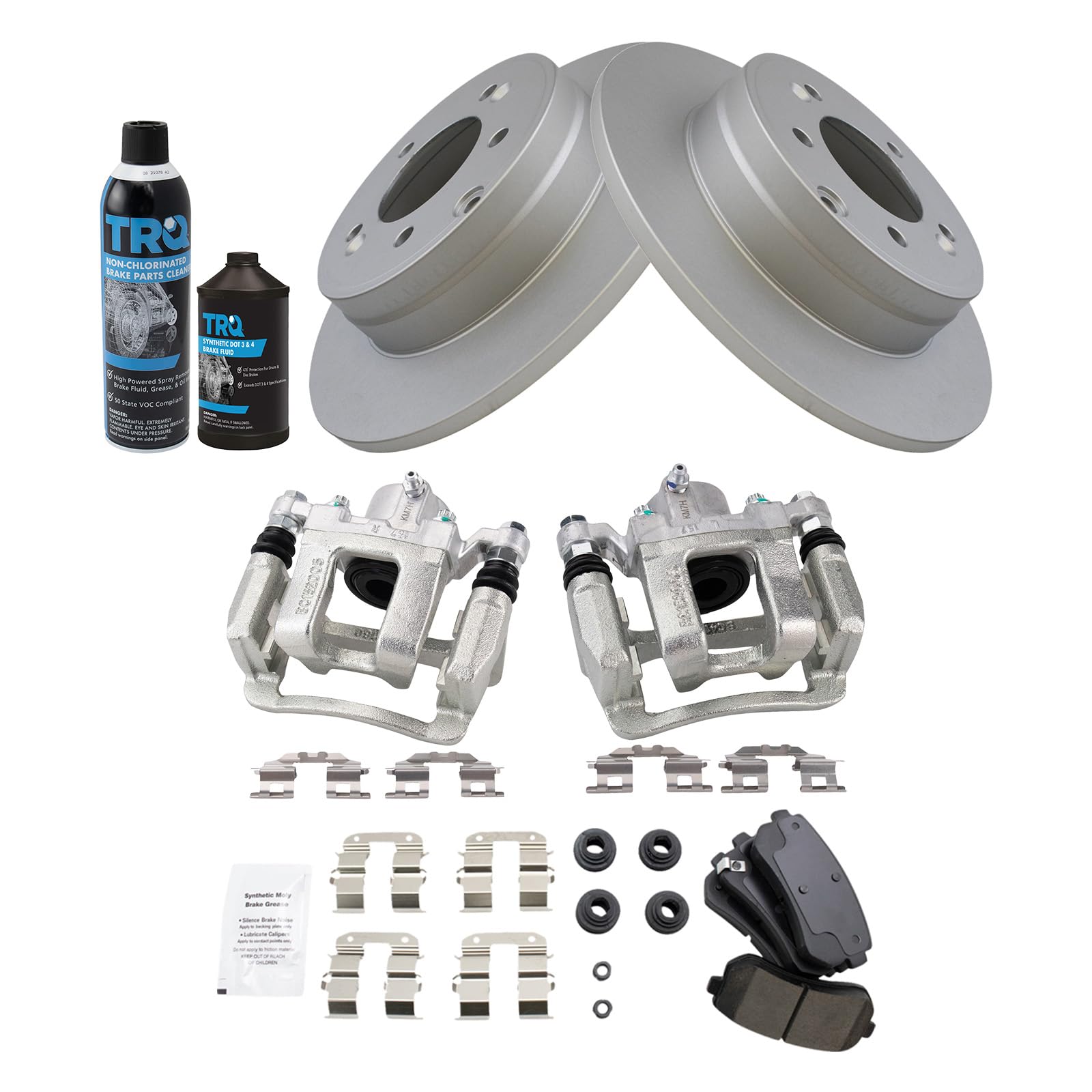 Foto 3 pulgar | Kit De Pastillas De Freno Y Rotor Trasero Trq Para Hyundai Sonata 2015 - Venta Internacional.