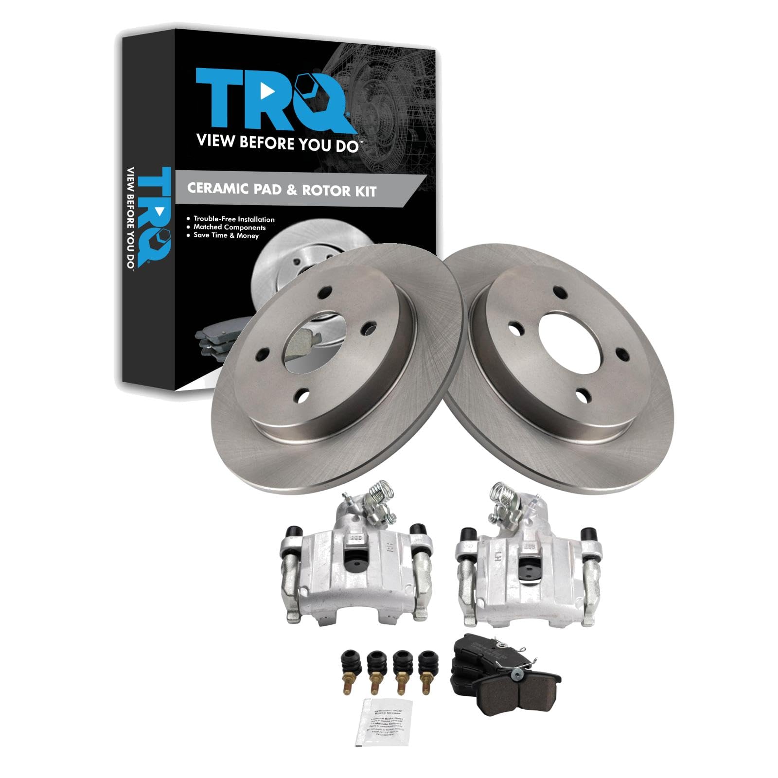 Foto 1 | Kit De Pastillas De Freno Y Rotor Trq Ceramic Para Ford Focus 2007 - Venta Internacional.