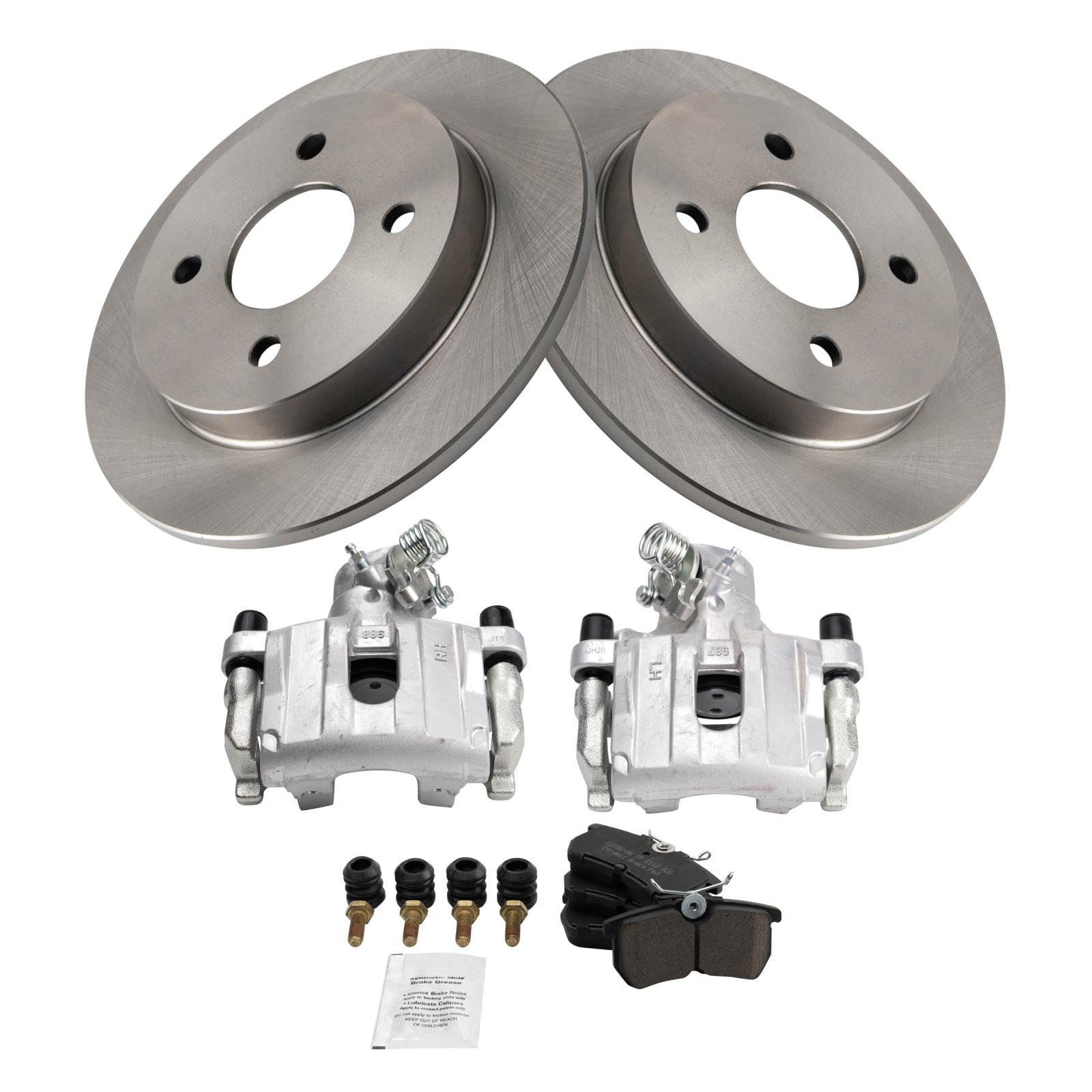 Foto 2 | Kit De Pastillas De Freno Y Rotor Trq Ceramic Para Ford Focus 2007 - Venta Internacional.