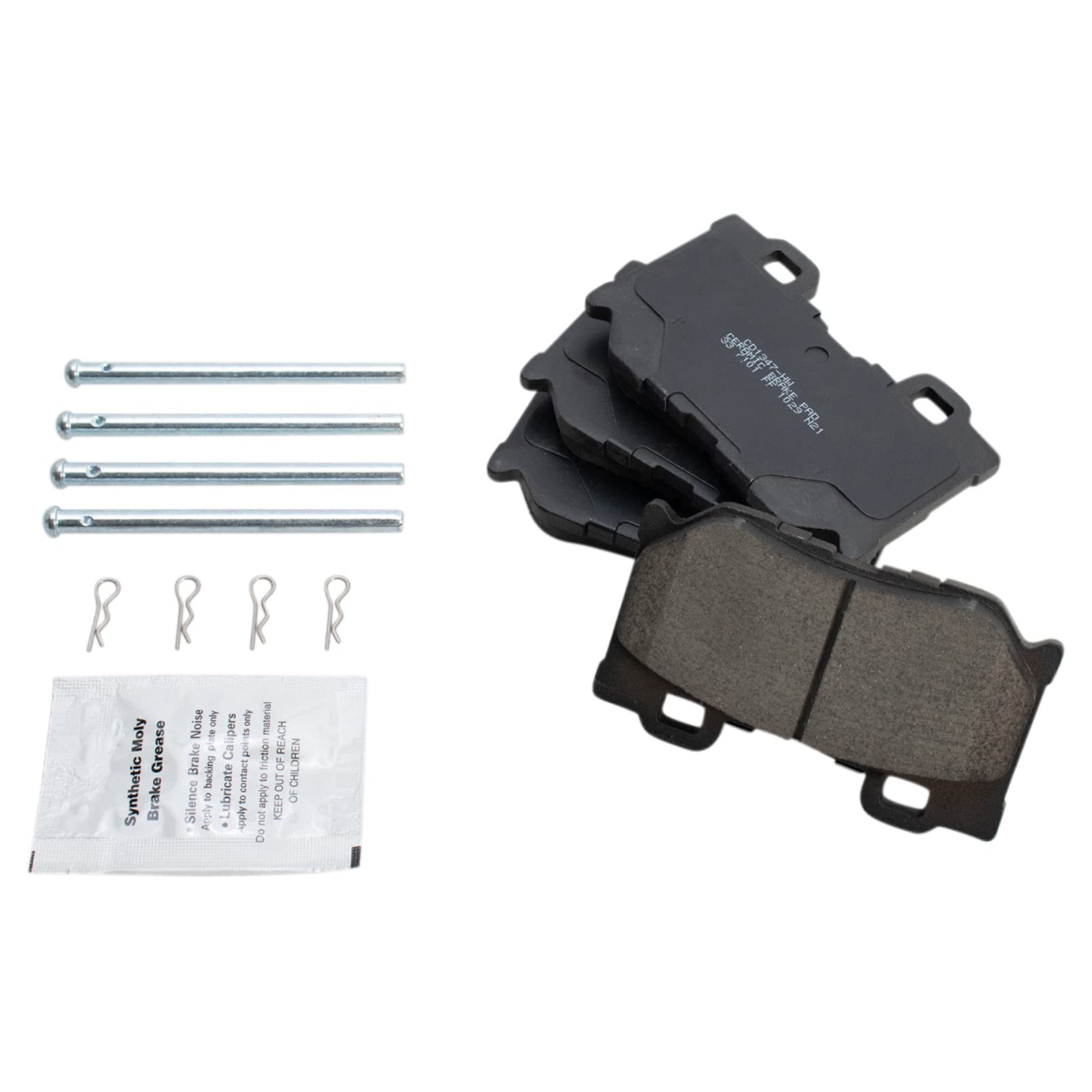 Foto 4 pulgar | Kit De Pastillas De Freno Y Rotor Trasero Trq Compatible Con Infiniti 2011-19 - Venta Internacional.