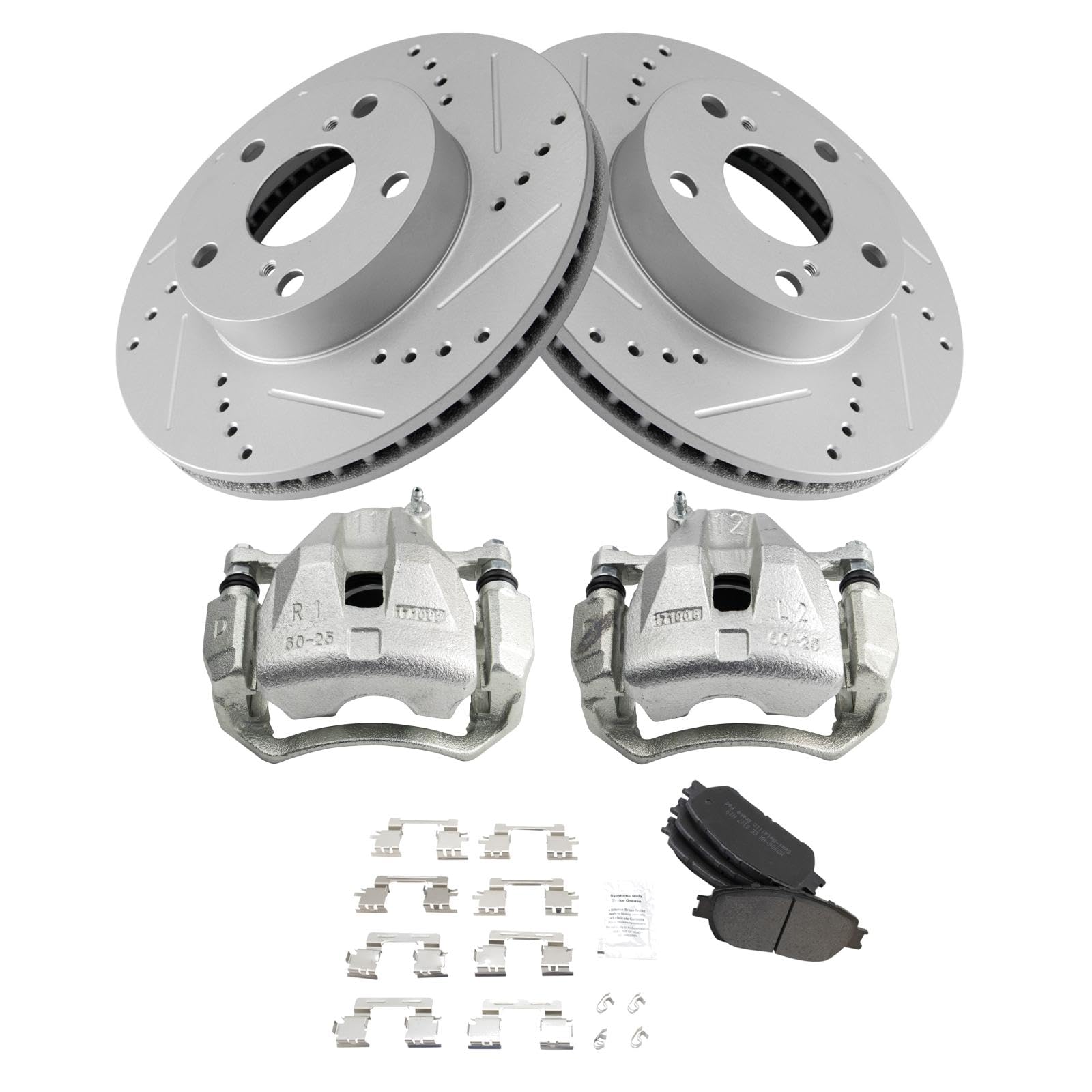 Foto 3 pulgar | Kit De Pastillas De Freno Y Rotor Trq Front Performance Para Toyota Tacoma - Venta Internacional.