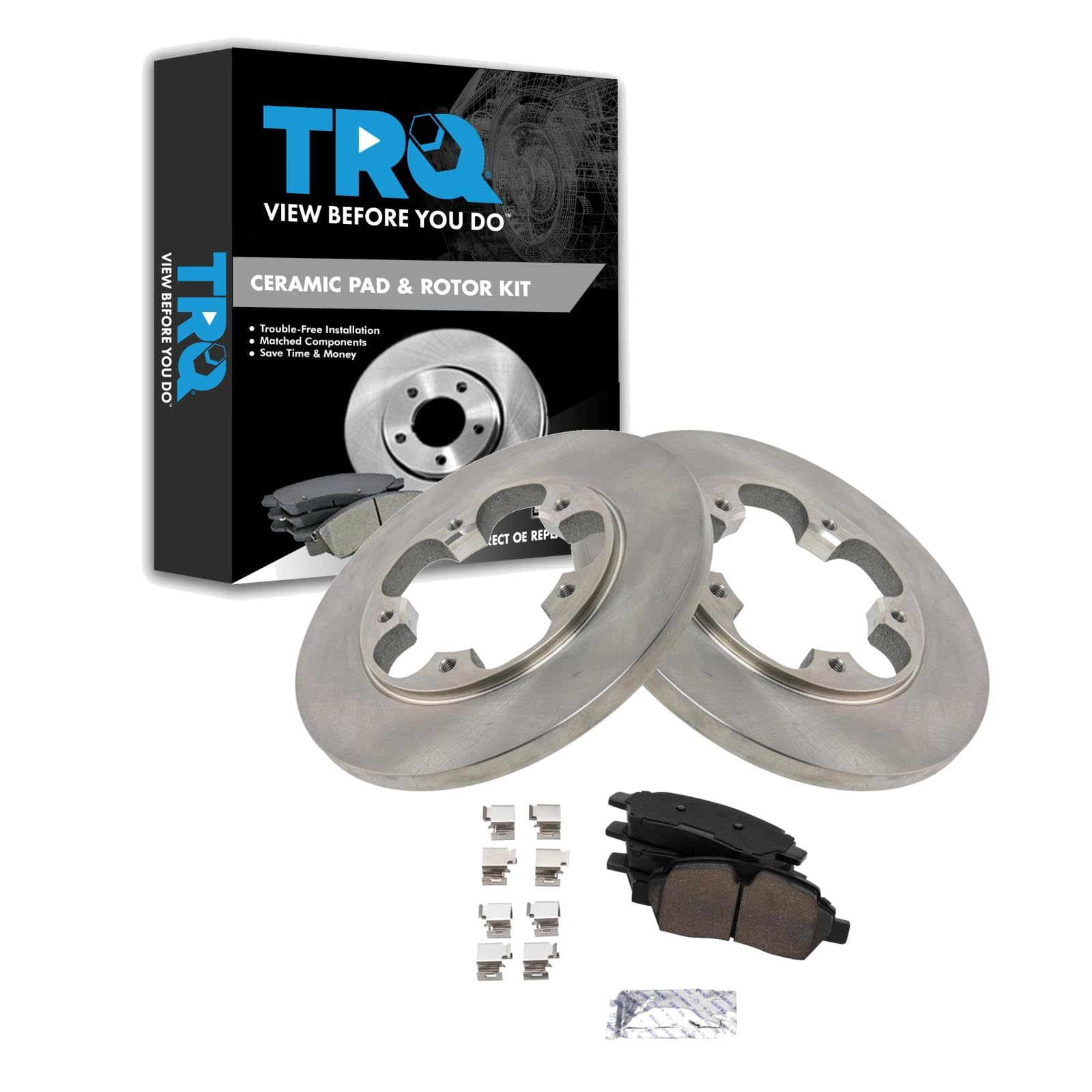 Foto 1 | Kit De Pastillas De Freno Y Rotor Trq Ceramic Para Ford Transit 2015-2019 - Venta Internacional.